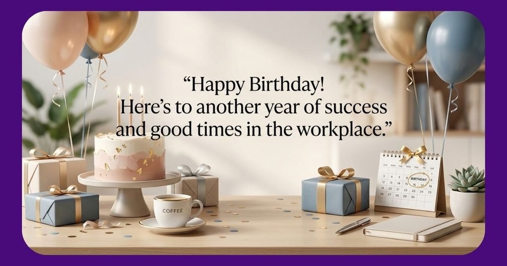 Birthday Wishes for Coworkers