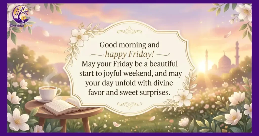 Friday Morning Blessings
