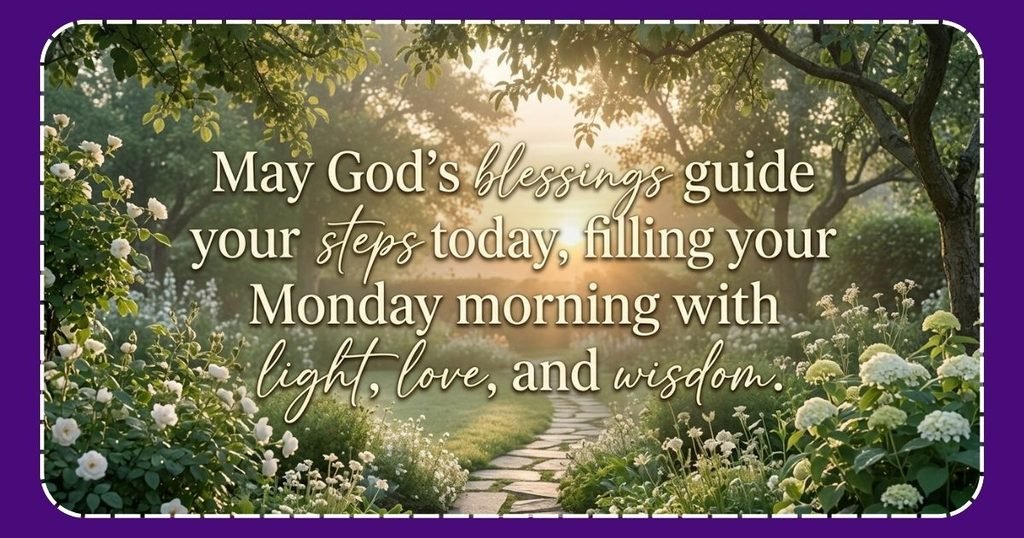 Happy Monday Blessings