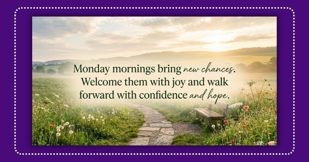 Inspirational Monday Morning Blessings