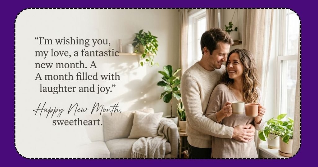 New Month Messages for Husband Wife